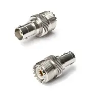 RF coaxial coax adapter BNC female to UHF female SO-239 SO239 connector