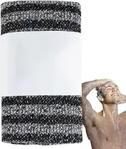 Exfoliate Washcloth,Body Exfoliator Scrub Towel - Body and Back Pull Strap Washcloth with Good Flexibility for Women Men Adults, Christmas Birthday Gift Foccar