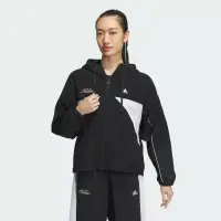 在飛比找博客來優惠-ADIDAS RCO WV JKT2 女風衣外套-黑白-IP