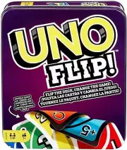 UNO Classic Uno wild Uno party and Flip Card Game Tin Sets big gift kids present