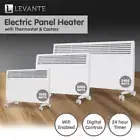 Levante Electric Panel Heater Wifi Thermostat Castors NDM-15WT NDM-20WT NDM-24WT