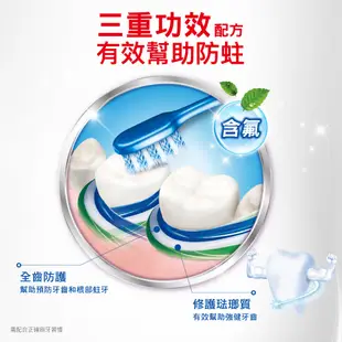 【Colgate高露潔】三重功效牙膏 清涼薄荷 160g/條 預防蛀牙 潔白牙齒 清新口氣【壹品藥局】