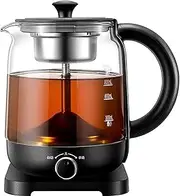 1.0L Electric Glass Kettle Variable Temperature Hot Water Boiler with Tea Filter Fast Heating Boiler for Tea and Coffee Auto Keep Warm