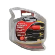 Tsunami Boat Audio Cable RCA600-Y1 | 6 Inch Y Adapter