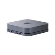 WIZPLAT Mac mini External HDD/SSD Enclosure + Multi USB Hub Card Reader HM25C