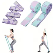 4pcs Resistance Band Yoga Auxiliary Stretching Belt Adult Training Elastic Bands