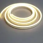 LED Neon Strip Lights, 2M USB LED Strip Lights, 12V Neon Rope, Warm Yellow, Cutt