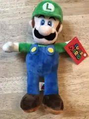 2023 NINTENDO SUPER MARIO 12 INCH LUIGI PLUSH DOLL TOY By GOOD STUFF Brand new