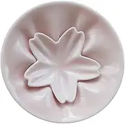 CONGARTENO Ceramics Appetizer Saucer Set with Cherry Blossoms Design Sauce Dish and Chopstick Rest for Condiments for Soy Sauce Vinegar Oil Ready Packaging