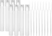 Essential Oil Roller Bottles 8 Pcs, 10Ml Stainless Steel Roller Ball Container,