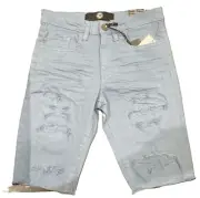 JORDAN CRAIG - Kids Knee Shred Short Sky Blue