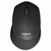 Logitech M330 SILENT Wireless Optical Mouse with USB Nano Receiver - Black