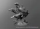 Ochre Jelly Ooze Pudding Creature Monster Manual 28mm Scale DND D&D Miniature SB