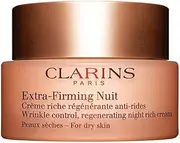 Clarins Extra-Firming Nuit Wrinkle Control, Regenerating Night Rich Cream - For Dry Skin 50ml/1.6oz