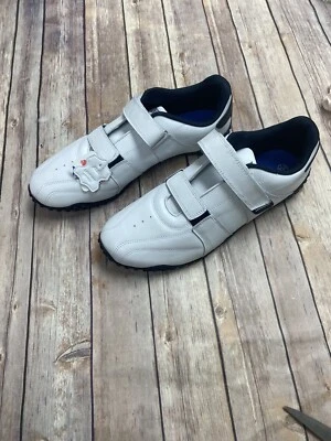 Lonsdale Fulham Mens 10 Sneakers Boxing Hook Loop White Athletic NWOB NEW