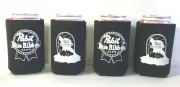 Pabst Blue Ribbon PBR Beer Art Series Glow Can Koozie 12 oz - Four (4) New & F/S