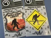 Lot 2 Bigfoot Brand Big QUALITY Vinyl Sticker Solo Cup Toby Keith Colorful Swag