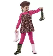 McCall's M6386 Toddlers Jumper, Tops, Skirt and Leggings, Size CB (1-2-3)