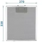 270 mm x 338 mm Brandnew ChefSimpson Westinghouse TEKA Rangehood filter