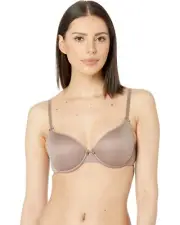 Chantelle L124909 Womens Brown Basic Invisible Custom Fit Bra US Size 38DD