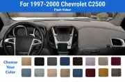Dashboard Dash Mat Cover for 1997-2000 Chevrolet C2500 (Plush Velour)