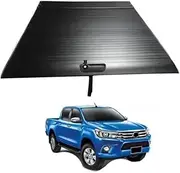 ALCYBD Custom Manual Retractable Trunk Aluminum Roll Up Barrel Cover Compatible for Pickup Truck(Manual Lock)