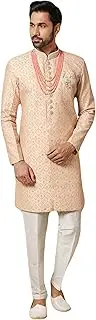 [Generic] Lady Dwiza Indian Pakistani Party Wear Semi Indo-Western Ethnic Groom Wedding Sherwani for Men