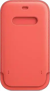 [Apple] Leather Sleeve with MagSafe (for iPhone 12 | 12 Pro) - Pink Citrus