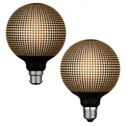 4w LED B22, E27 G125 Globe Warm White 2700k 9B22LED30, 9E27LED30