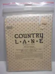 Country Lane 14 count ECRU EvenWeave Cross Stitch Aida 16x16 Brick Red