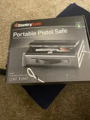 Sentry Safe Pp1k Pistol Safe, Keyed Lock, 6.5 Lbs, 0.1 Cu Ft, Pistol
