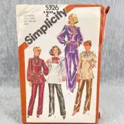 Simplicity 5326 Plus Size Loose Tunic Tops and Pants Misses 18 20 Sewing Pattern