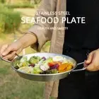 Binaural Saucepan Nonstick Frying Pan Frying Pan Seafood Frying Pot Saucepan