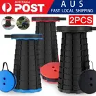 Folding Stool Portable Telescoping Seat Camping Retractable Adjustable Outdoor