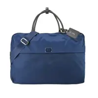 在飛比找momo購物網優惠-【agnes b.】方鐵牌尼龍兩用旅行袋(深藍/展示品出清)