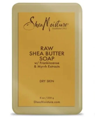 SHEA MOISTURE RAW SHEA BUTTER SOAP FOR DRY SKIN 8oz