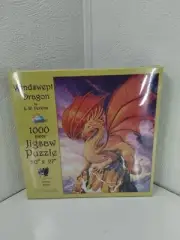 SunsOut Puzzle "Windswept Dragon" by L. W. Perkins 1000 Piece New!! #49216