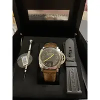 在飛比找蝦皮購物優惠-Panerai 沛納海 PAM00372 不鏽鋼3日鍊腕錶 