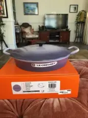 Le Creuset Cast Iron French Bistro Pan 4 quarts - Blue Bell Purple