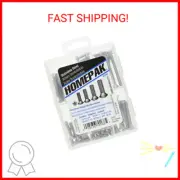 HOMEPAK 41956 Stainless Steel Oval-Head Phillips Machine Screw Assortment