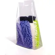 0.75 Mil Expandable Gusseted Poly Bags Clear Polyethylene Multiple Sizes LDPE