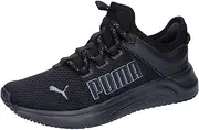 [PUMA] Men's Softride Astro Slip-On Sneaker, Black/Cool Dark Gray, US 9.5