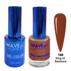 Wave WR190 King of Sambuca - Royal Collection Gel Polish & Nail Lacquer Duo 15ml