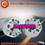 2PC 75mm 6-Studs Wheel Spacers FOR TOYOTA 4WD 6x139.7 M12xP1.5 ALLOY AUS.