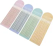 AUTSUPPL Books of Highlighter Strips Transparent Sticky Page Markers for Annotating Text Bright Color Tabs for Reading Study and Organization Includes
