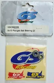 GS Racing 5 x 10mm Flanged Ball Bearing (2 pcs) GSC690006