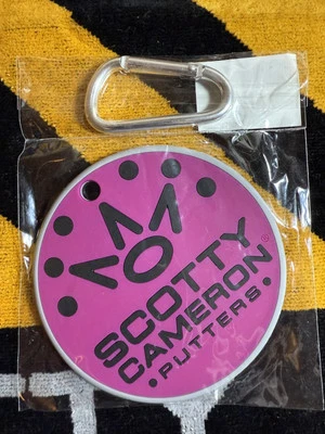 SCOTTY CAMERON TITLEIST CIRCLE T FOR TOUR USE ONLY PUTTER DISC BAG TAG NEW PGA