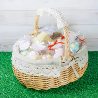 在飛比找蝦皮購物優惠-Chichi's 婚禮小物 創意造型棉花糖提籃組（40顆）鄉