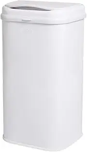 Ubbi Japanese Interior Diaper Pail - Extra Wide Steel Trash Can for Baby, Pet Waste - Odor Resistant, Commercial Garbage Bag Compatible
