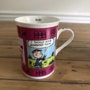 Danbury Mint Peanuts by Charles Schulz Calendar Mug Snoopy Coffee Cup May